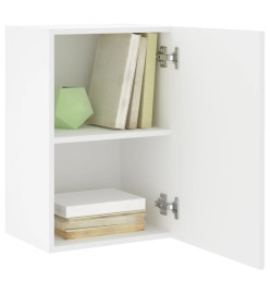 Meubles TV muraux 2 pcs blanc 40,5x30x60 cm bois d'ingénierie