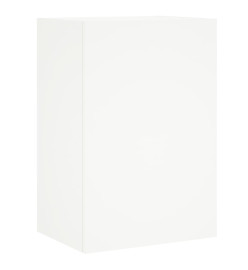 Meubles TV muraux 2 pcs blanc 40,5x30x60 cm bois d'ingénierie