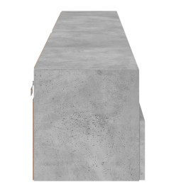 Meubles TV muraux 2pcs gris béton 100x30x30cm bois d'ingénierie