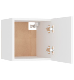 Ensemble de meubles TV 8 pcs Blanc Bois d'ingénierie