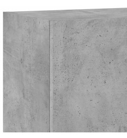 Meubles TV muraux 2 pcs gris béton 40,5x30x60cm bois ingénierie