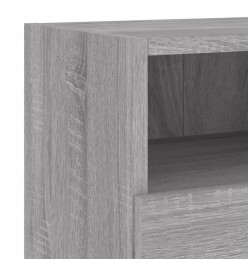 Meubles TV muraux 2pcs sonoma gris 60x30x30cm bois d'ingénierie