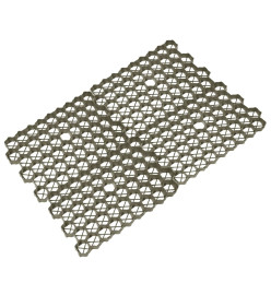 Grilles d'herbe 16 pcs vert 60x40x3 cm plastique