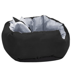 Coussin réversible lavable pour chien Gris et noir 65x50x20 cm