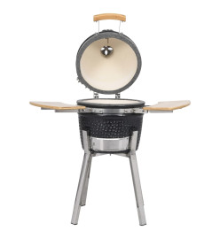 Kamado Barbecue à fumoir Céramique 81 cm