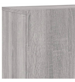 Unités murales TV 5 pcs sonoma gris bois d'ingénierie