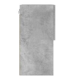 Meubles TV avec lumières LED 2 pcs gris béton 40,5x30x60 cm