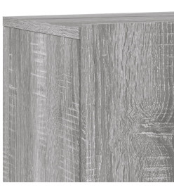 Unités murales TV 5 pcs sonoma gris bois d'ingénierie