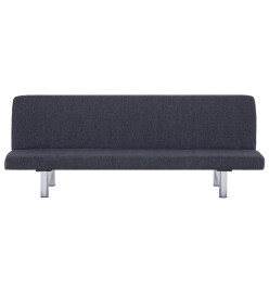 Canapé-lit Gris foncé Polyester