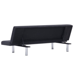 Canapé-lit Gris foncé Polyester