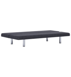 Canapé-lit Gris foncé Polyester