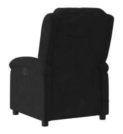 Fauteuil inclinable de massage électrique noir velours