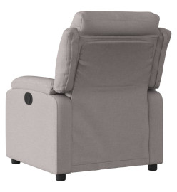 Fauteuil inclinable électrique Taupe Tissu