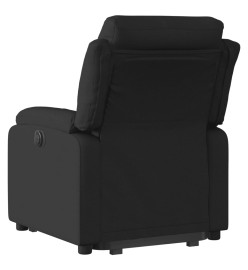 Fauteuil inclinable électrique noir tissu