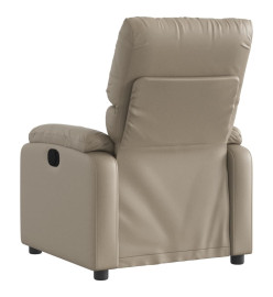 Fauteuil inclinable électrique Cappuccino Similicuir