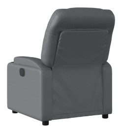 Fauteuil inclinable électrique Gris Similicuir