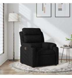 Fauteuil inclinable Noir Tissu