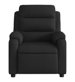 Fauteuil inclinable Noir Tissu