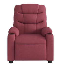 Fauteuil de massage inclinable Rouge bordeaux Tissu