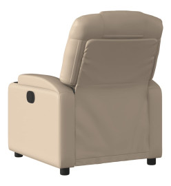 Fauteuil inclinable électrique Cappuccino Similicuir