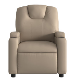 Fauteuil inclinable électrique Cappuccino Similicuir