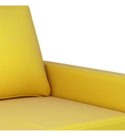 Fauteuil Jaune 60 cm Velours