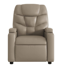 Fauteuil inclinable électrique Cappuccino Similicuir