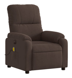 Fauteuil inclinable de massage électrique marron