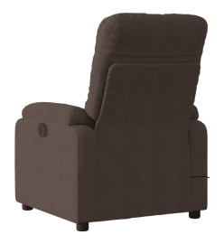 Fauteuil inclinable de massage électrique marron