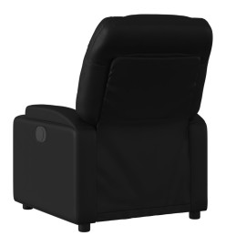 Fauteuil inclinable électrique Noir Similicuir