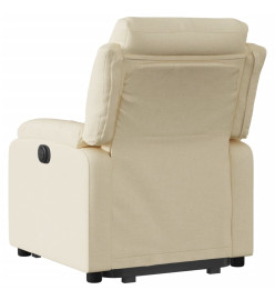 Fauteuil inclinable Crème Tissu