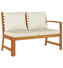Ensemble de salle à manger de jardin coussins 7 pcs Bois acacia