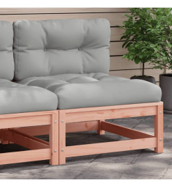Canapé de jardin sans accoudoirs coussins bois massif douglas