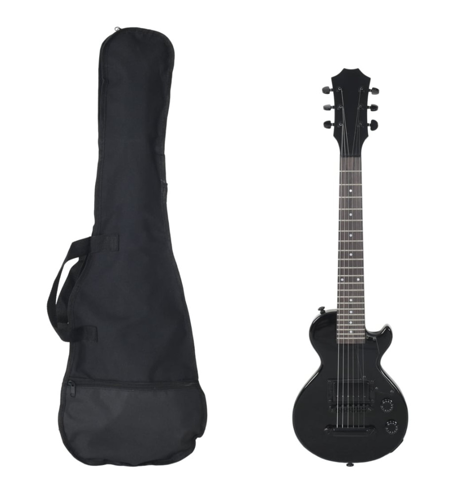 Guitare électrique pour enfants avec sac noir 3/4 30"