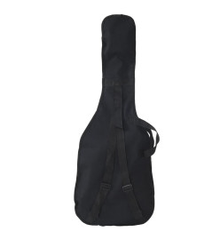 Guitare basse électrique de débutants sac brun et blanc 4/4 46"