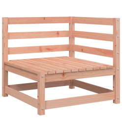 Canapé de jardin avec repose-pieds 2 places bois massif douglas