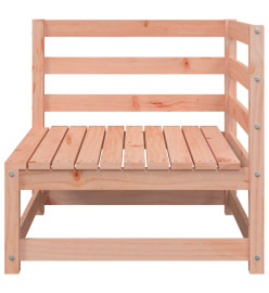 Canapé de jardin avec repose-pieds 2 places bois massif douglas