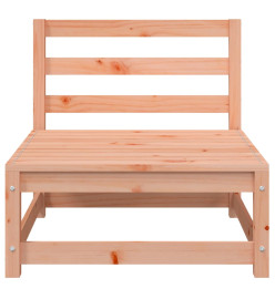 Canapé de jardin avec repose-pieds 2 places bois massif douglas