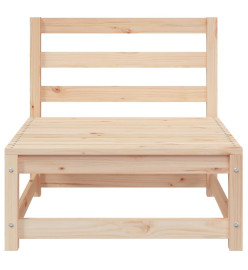 Canapé de jardin sans accoudoirs repose-pieds bois pin massif