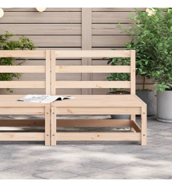 Canapé de jardin sans accoudoirs 70x70x67 cm bois de pin massif
