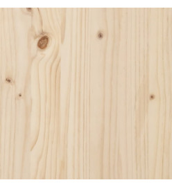 Canapé de jardin sans accoudoirs et coussins bois massif de pin