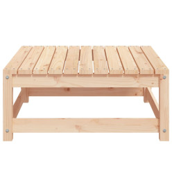 Repose-pied de jardin 70x70x30 cm bois de pin massif