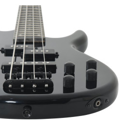 Guitare basse électrique pour débutants avec sac noir 4/4 46"