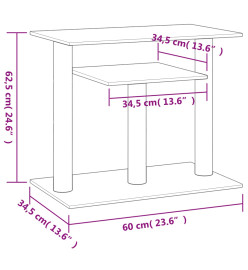 Arbres à chat avec plates-formes gris clair 62,5 cm