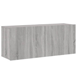 Armoires murales TV 5 pcs sonoma gris bois d'ingénierie