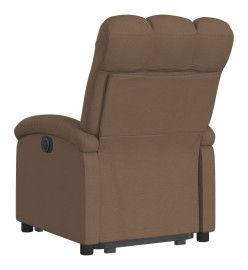 Fauteuil inclinable Marron Tissu