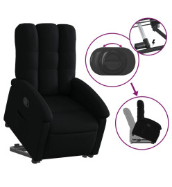 Fauteuil inclinable noir tissu