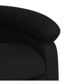 Fauteuil inclinable de massage électrique noir similicuir