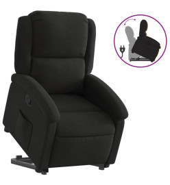 Fauteuil inclinable noir tissu