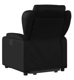 Fauteuil inclinable électrique noir similicuir